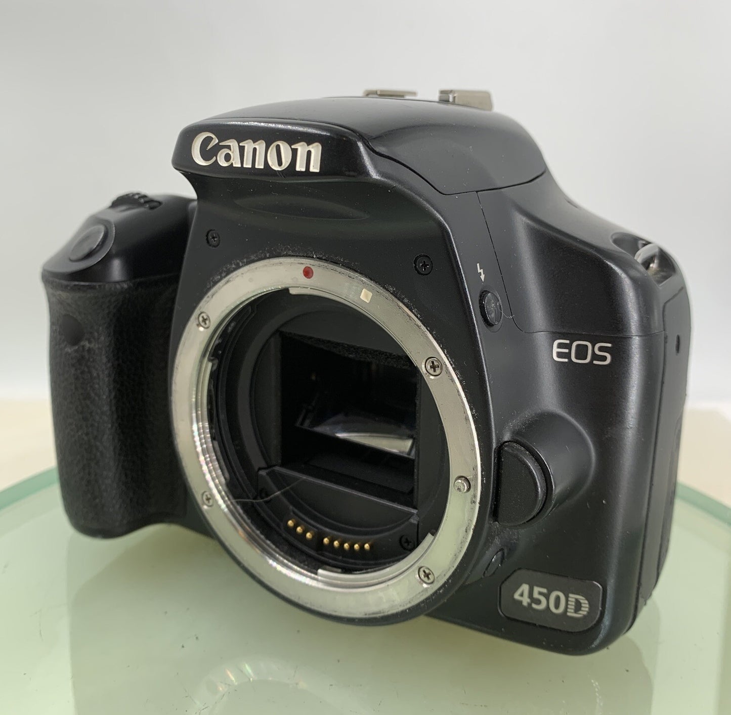 Canon EOS 450D 12.2 MP BLACK WITH CHARGER+WIRE AND BOOK MANUAL -TESTED -9101