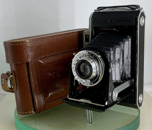 Kodak 6.3 Model 21 with 105mm 1:6.3 Angieux Anastigmat + CASE, TESTED #420