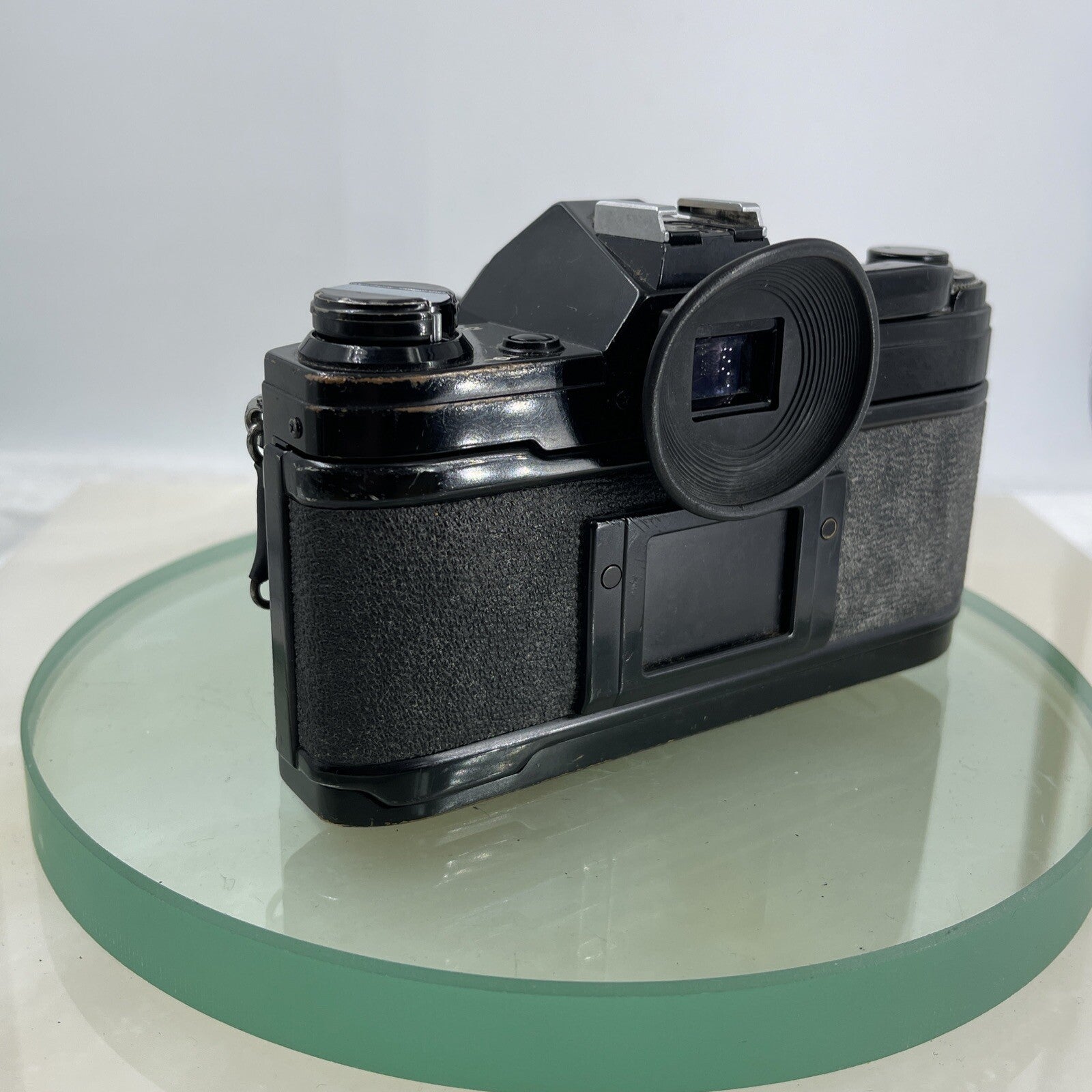 Canon AE-1  Black 35mm SLR Film Manual Camera + Canon 35-70mm Lens TESTED #5963
