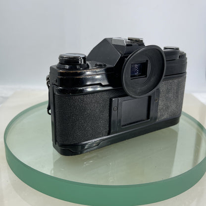 Canon AE-1  Black 35mm SLR Film Manual Camera + Canon 35-70mm Lens TESTED #5963