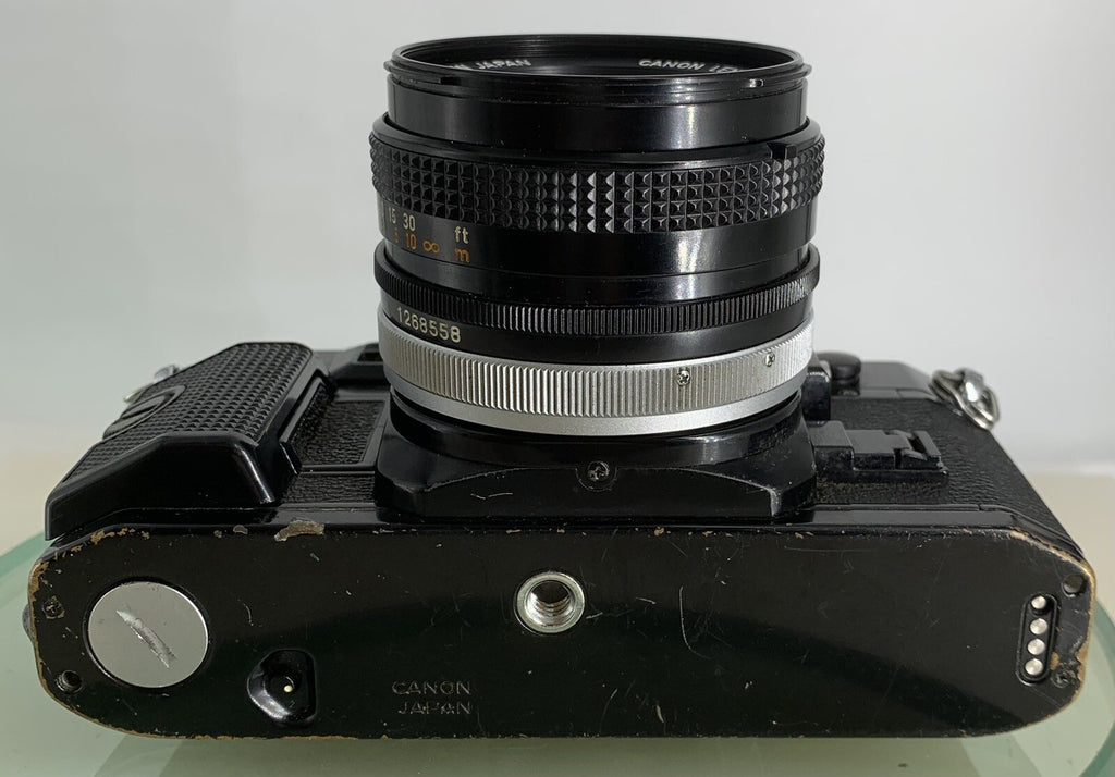 BEAUTIFUL Canon A-1 35mm SLR Camera Body+ FD 50mm f/1.8 FULLY WORKING #1708