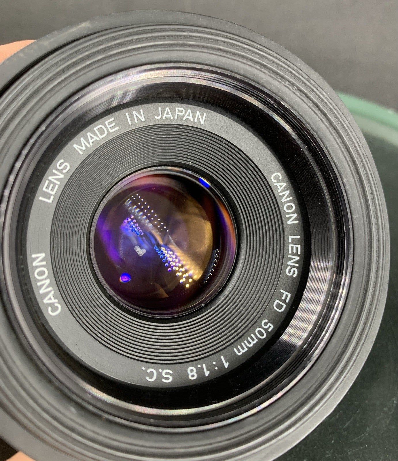 {SERVICED} Canon FD 50mm 1:1.8 S.C. Lens Mint & Clean2