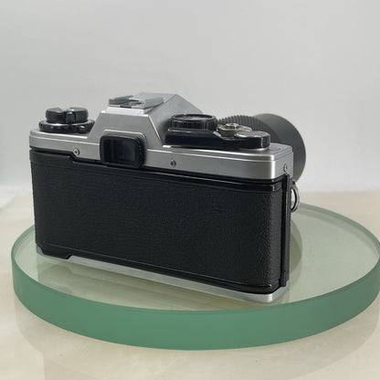 Olympus OM10 35mm SLR Film Camera +Zuiko 75-150mm f4 Silver Nose Lens TESTED#6275