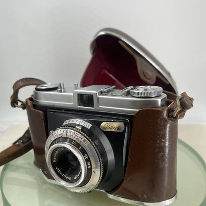 KODAK RETINETTE 022 with Schneider-Kreuznach reomar 45 f3,5 dal1954/58 +Bag #4552