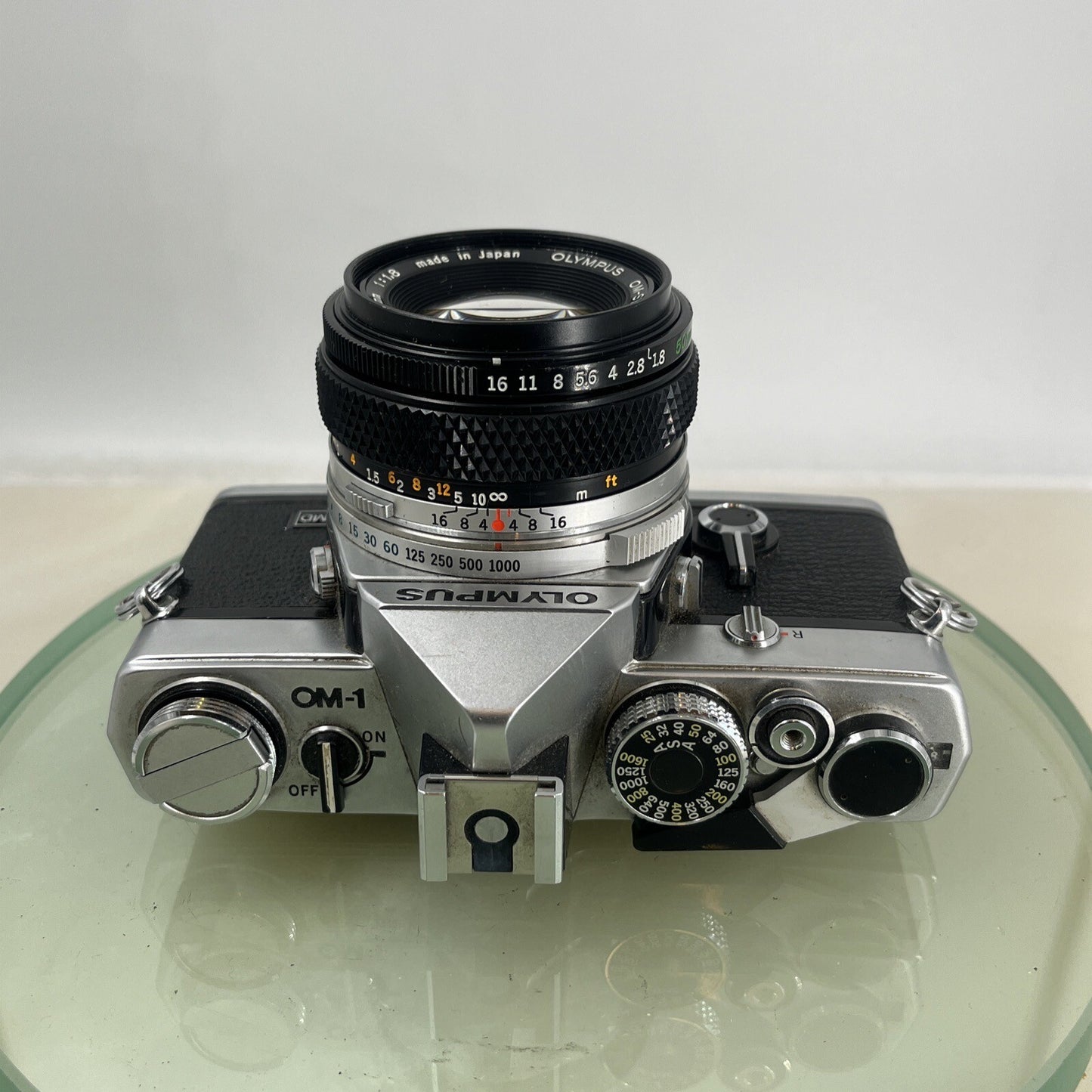 Olympus OM-1 MD 35mm SLR Film Camera &  Olympus ZUIKO  50mm f1.8 Lens- TESTED8886