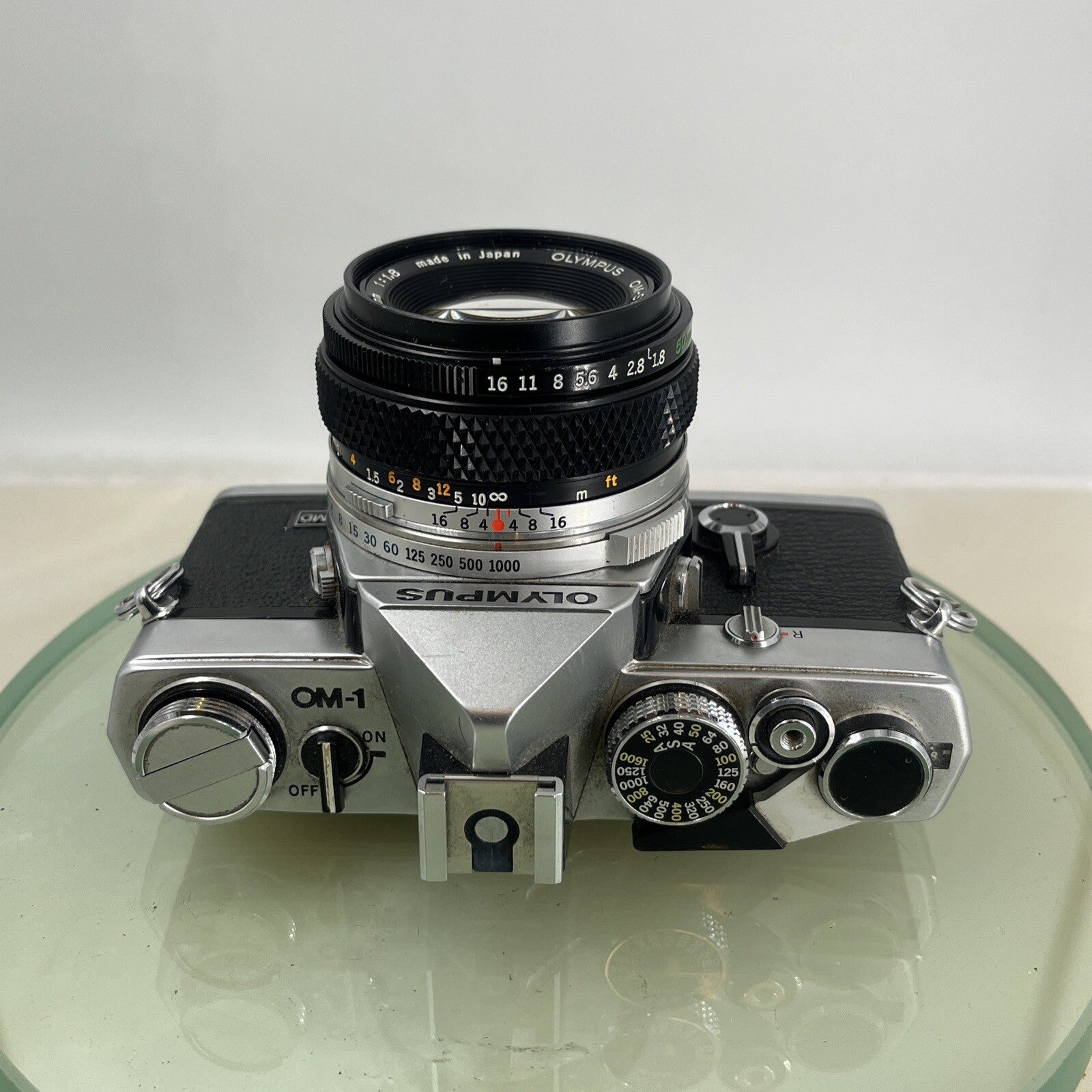 Olympus OM-1 MD 35mm SLR Film Camera &  Olympus ZUIKO  50mm f1.8 Lens- TESTED8886