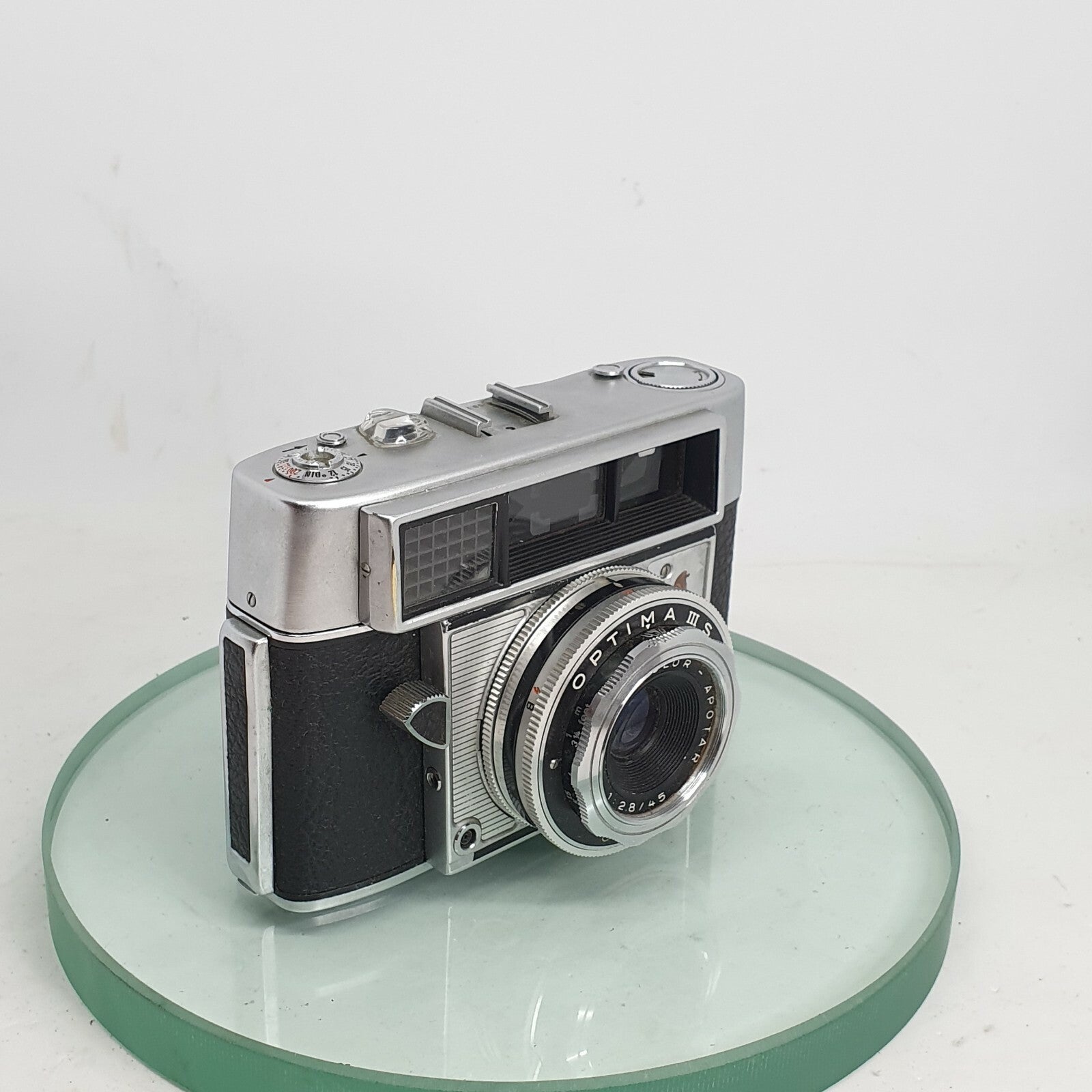 Viewfinder Camera Agfa Optima III S with Color-Apotar 1:2.8/45 ,Cased #2231