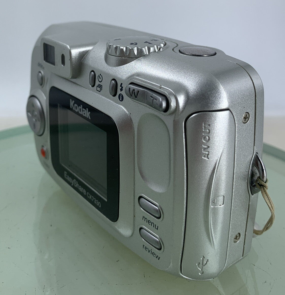 Kodak EASYSHARE CX7330 3.1MP COMPACT DIGITAL CAMERA NO CARD SILVER TESTED - 6006