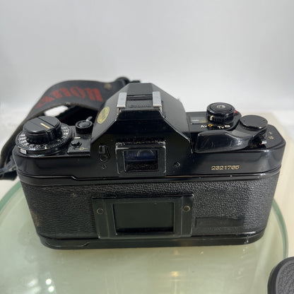BEAUTIFUL Canon A-1 35mm SLR Camera Body+ FD 50mm f/2.8 FULLY WORKING #7584