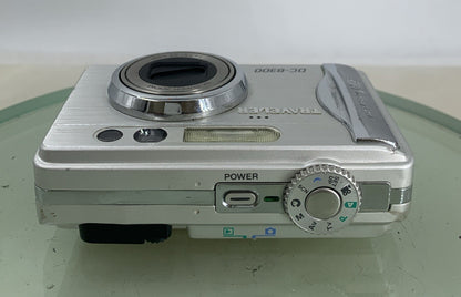 TRAVELER DC-8300 DIGITAL STILL CAMERA SILVER WITH CHARGER +COVER TESTED - 3228