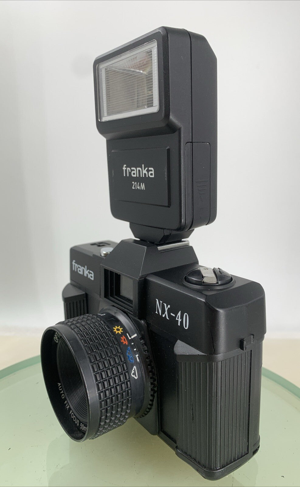 Franka NX-40 Point Shoot Compact 35mm Film Camera+FRANKA 214M LENS TESTED - 6752