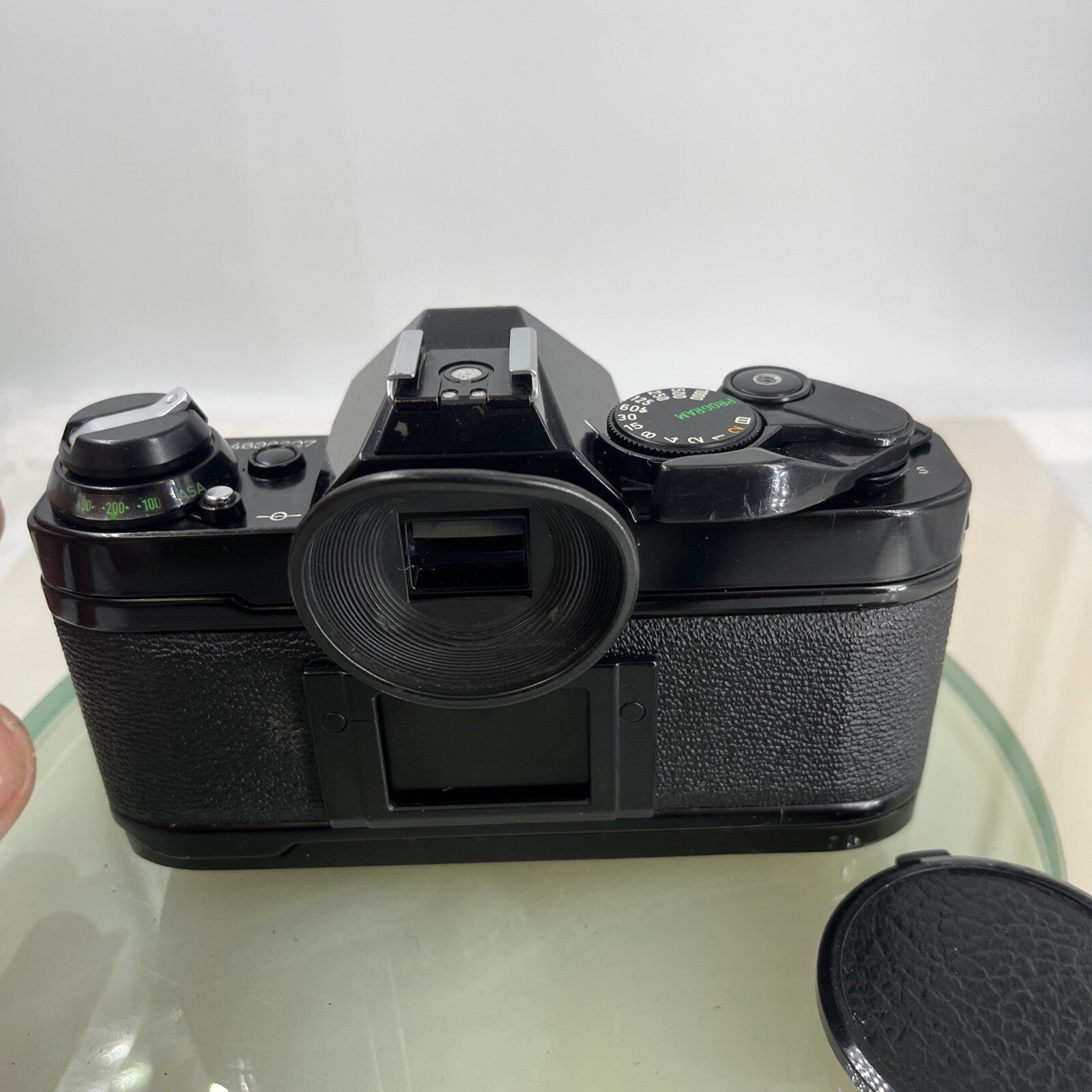 Canon AE-1 Program 35mm SLR Film Manual Camera BLACK+Canon 50mm F/1.8 FD Lens7575