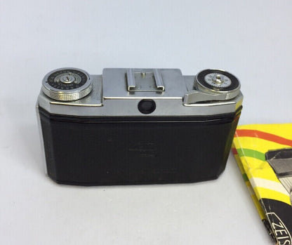 Rare Vtg Zeiss Ikon Contina IIa Camera -Boxe d& Manual-Novar Anastigmat Lens#5114