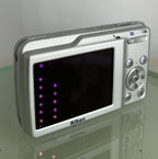 Nikon CoolPix S210 8.0MP Digital Camera SILVER+CHARGER+COVER+WIRE TESTED - 9954
