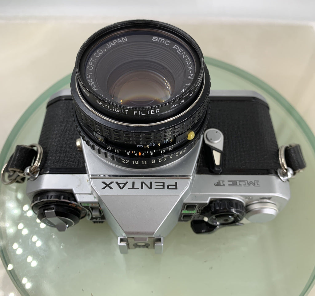 Pentax ME F35mm SLR Film camera + Pentax-M  50mm f2 LENS 35mm   - TESTED  7234