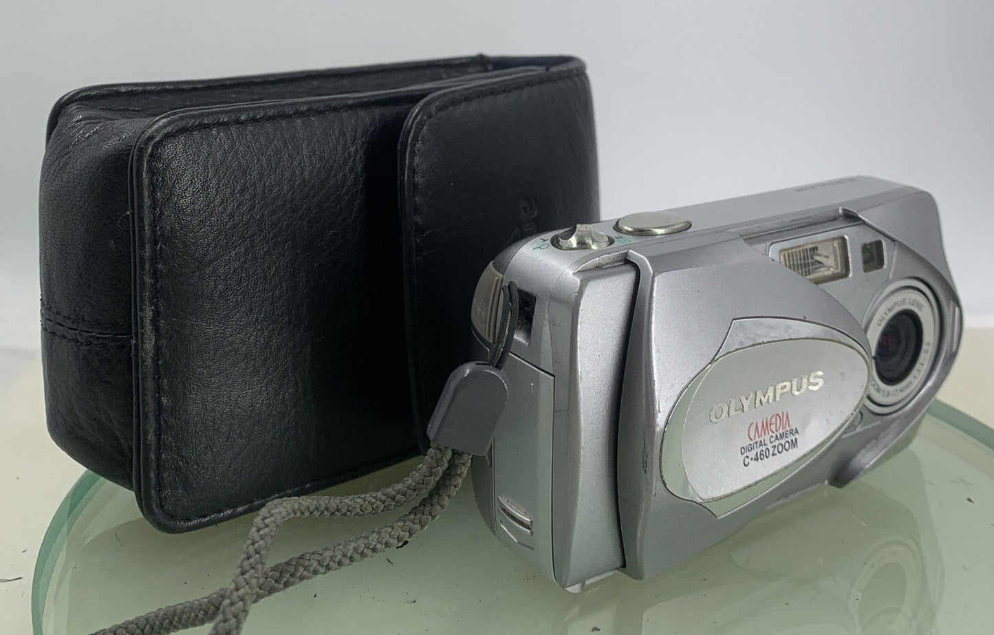 Olympus Digital Camera Camedia C-460 Zoom 4.0MP Silver WITH COVER Tested - 1010