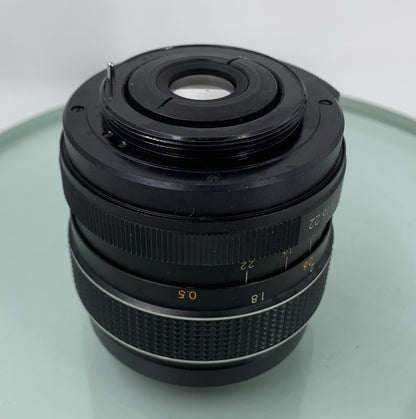 Prinzflex 35mm f/2.8 Auto M42 Screw Mount Manual Focus Lens+Case+Tested #135