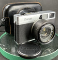 Canon Canonet Camera With Canon SE 45/1.9 Lens+Case+Working+Tested#1390