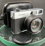 Canon Canonet Camera With Canon SE 45/1.9 Lens+Case+Working+Tested#1390