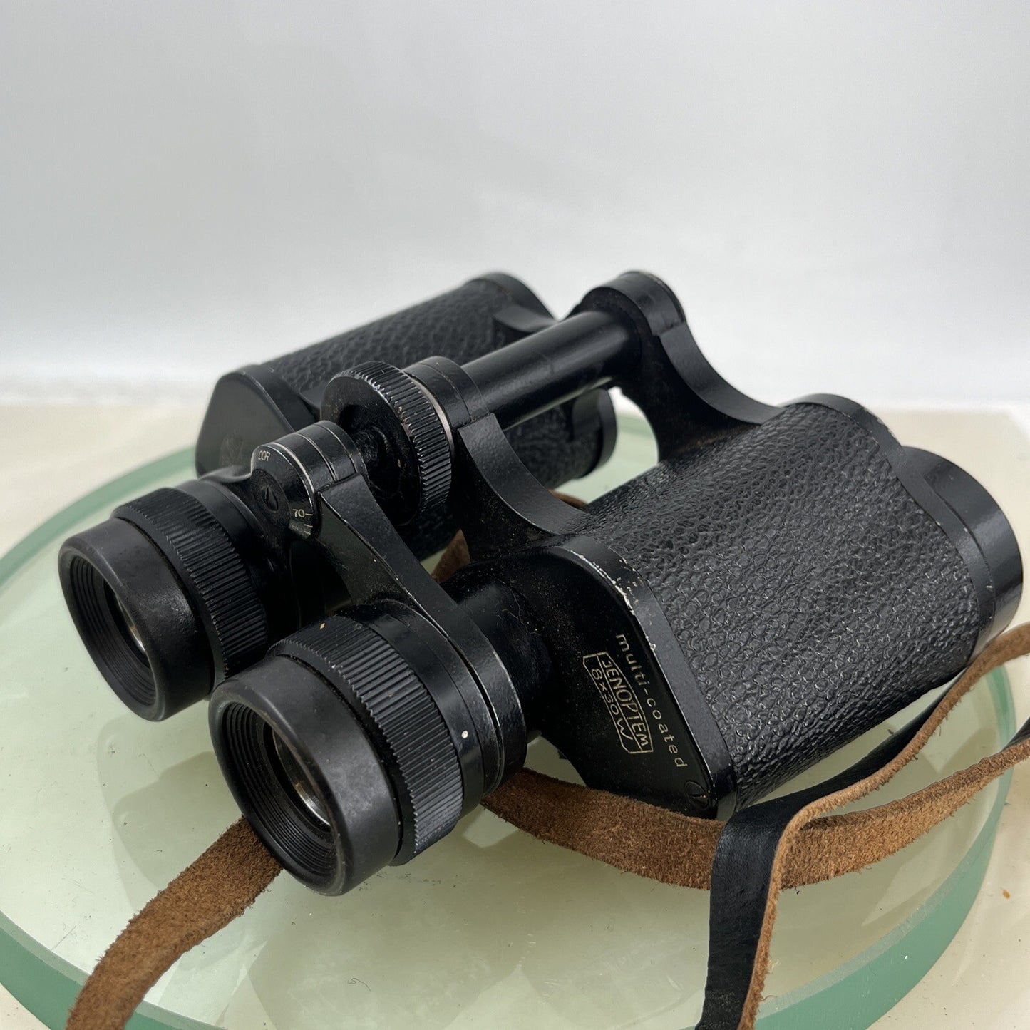 CARL ZEISS DDR JENOPTEM 8X30W MULTI-COATED BINOCULARS 5214644 GOOD CONDITION 9027