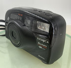 Yashica Acclaim Zoom 300 Kyocera Vintage Film Camera BLACK GOOD - TESTED - 3402