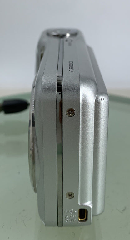 Fujifilm Digital Camera FinePix A850 8.1MP SILVER NO CHARGER NOCARD Tested-3113