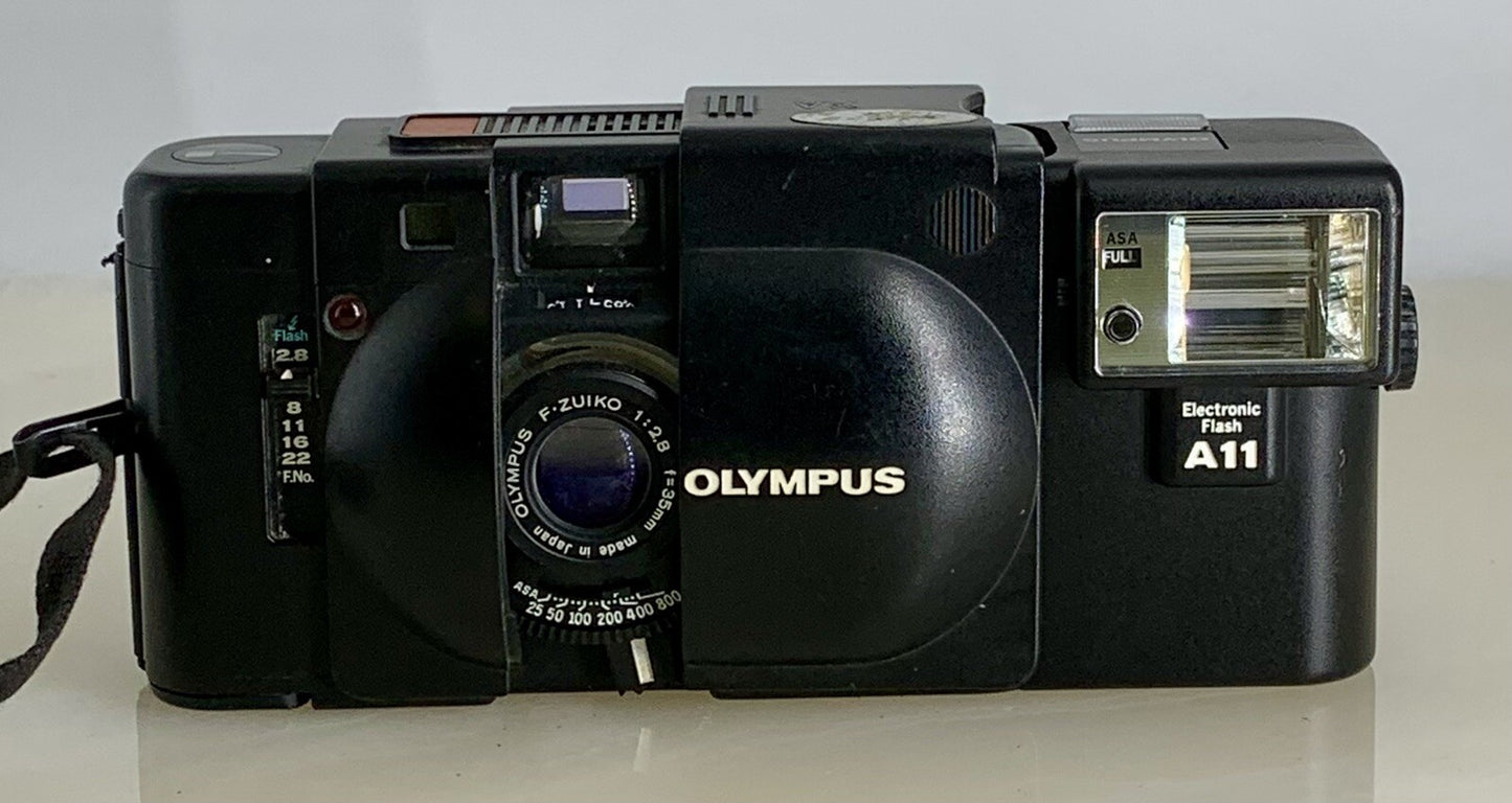 TESTED + OUTSTANDING + Olympus XA 35mm Compact Rangefinder Film Camera+ A11#631