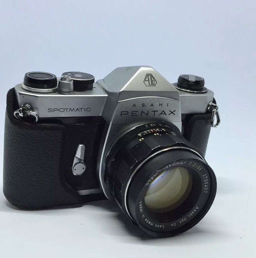 Asahi PENTAX SPOTMATIC SP 35mm SLR Film Camera + Super-Takumar 55mm/1:2 *TESTED*5