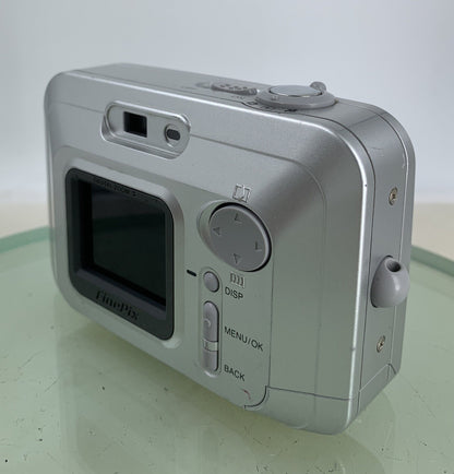 FUJIFILM FINEPIX A403 2.1MP DIGITAL CAMERA WITHOUT SD CARD NO CHARGER TESTED-2046