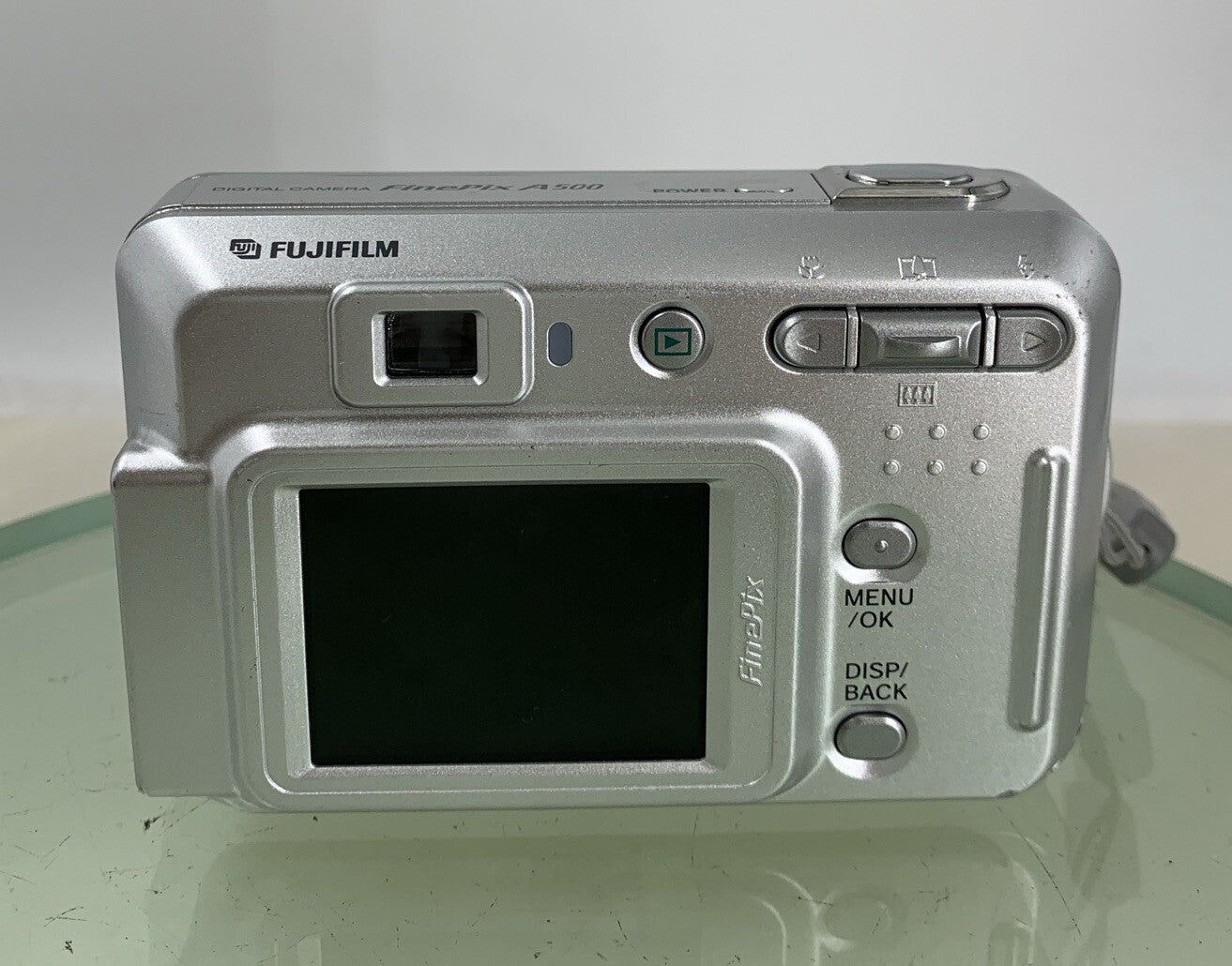 Fujifilm FINEPIX DIGITAL CAMERA A500 5.1MP NO SD CARD SILVER TESTED - 355