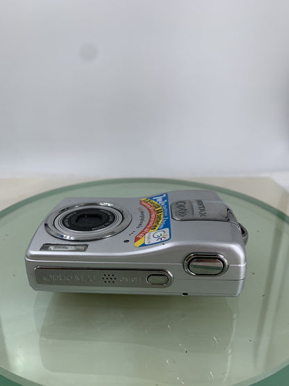 Pentax Optio M20 Digital Camera 7.0 MP SILVER NO CARD NO CHARGER TESTED - 4625