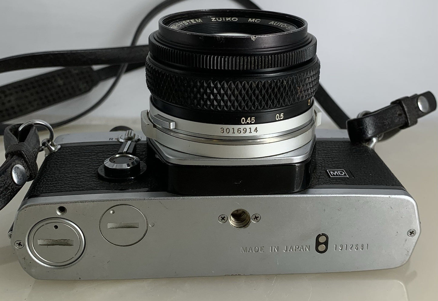 Olympus OM-1N MD 35mm Film SLR Manual Camera+Olympus 50/1.8 Zuiko Lens+Case#1358