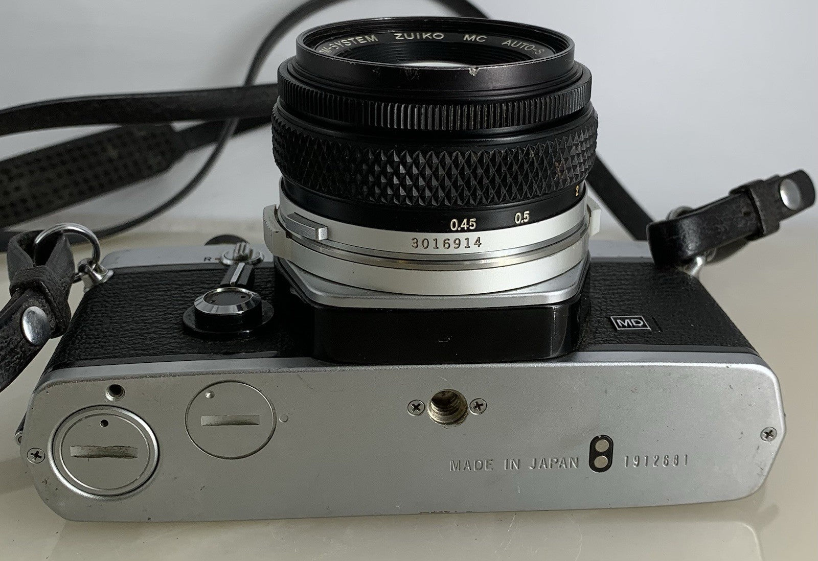 Olympus OM-1N MD 35mm Film SLR Manual Camera+Olympus 50/1.8 Zuiko Lens+Case#1358