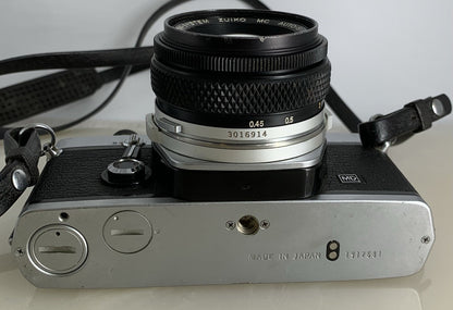 Olympus OM-1N MD 35mm Film SLR Manual Camera+Olympus 50/1.8 Zuiko Lens+Case#1358