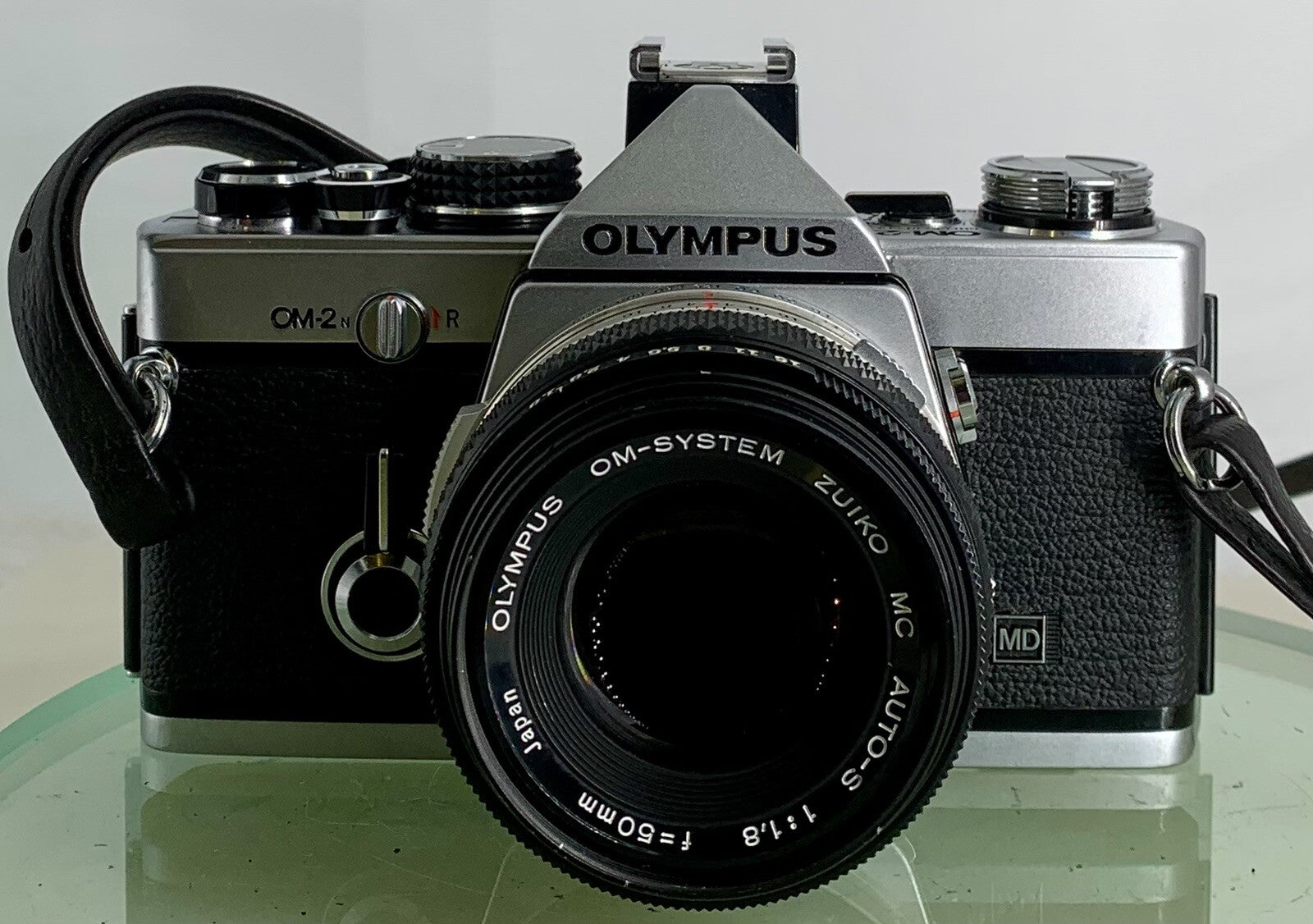 Olympus OM-2N MD 35mm Film SLR Manual Camera Olympus AUTO S50mm F/1.8 Zuiko Lens1