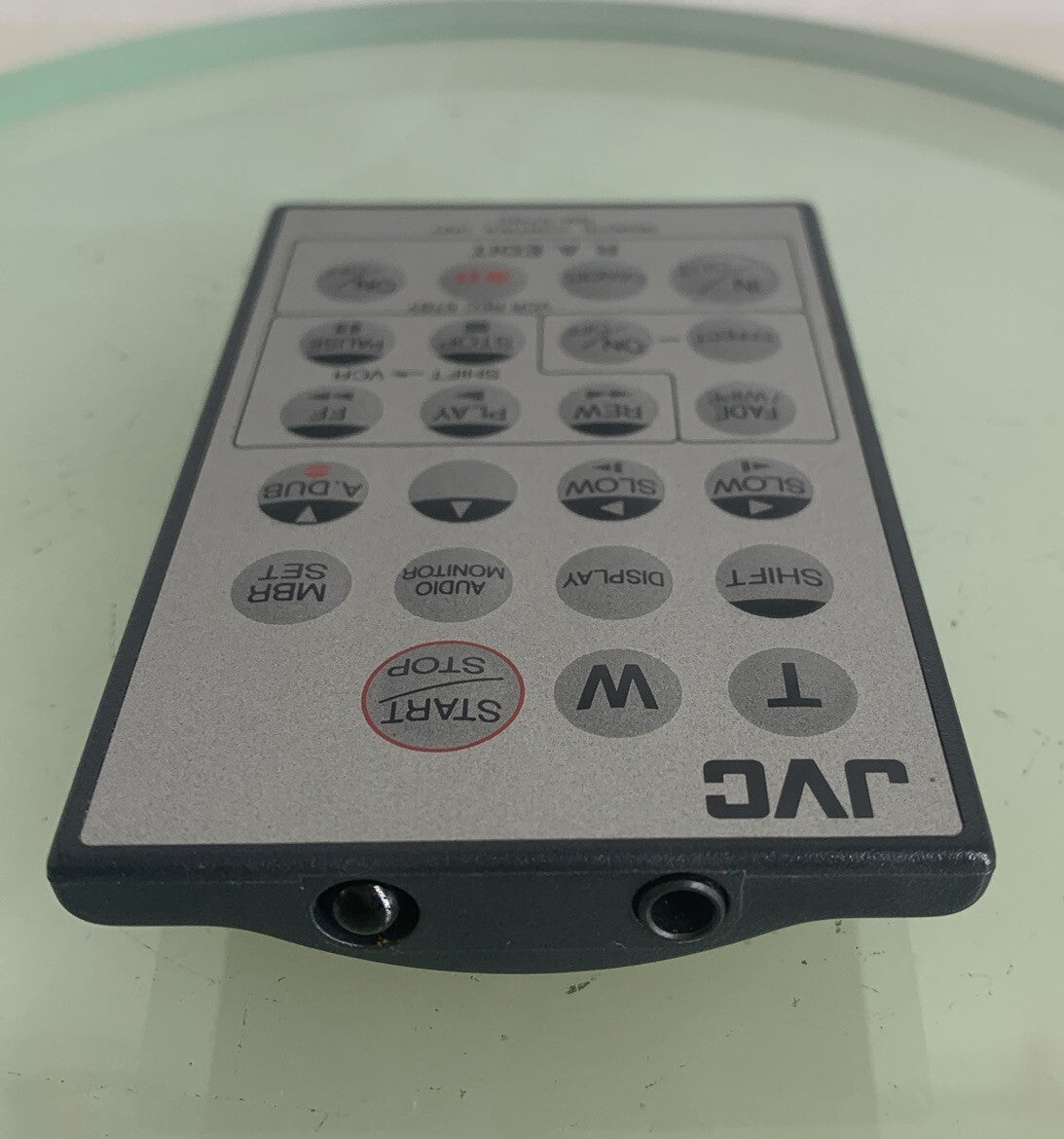 Genuine JVC RM-V713U REMOTE CONTROL UNIT SILVER GOOD CONDITION - 383
