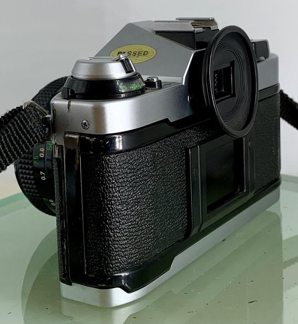 Canon AE-1 Program 35mm SLR Film Manual Camera + Canon 50mm F/1.8 FD Lens +# 1445