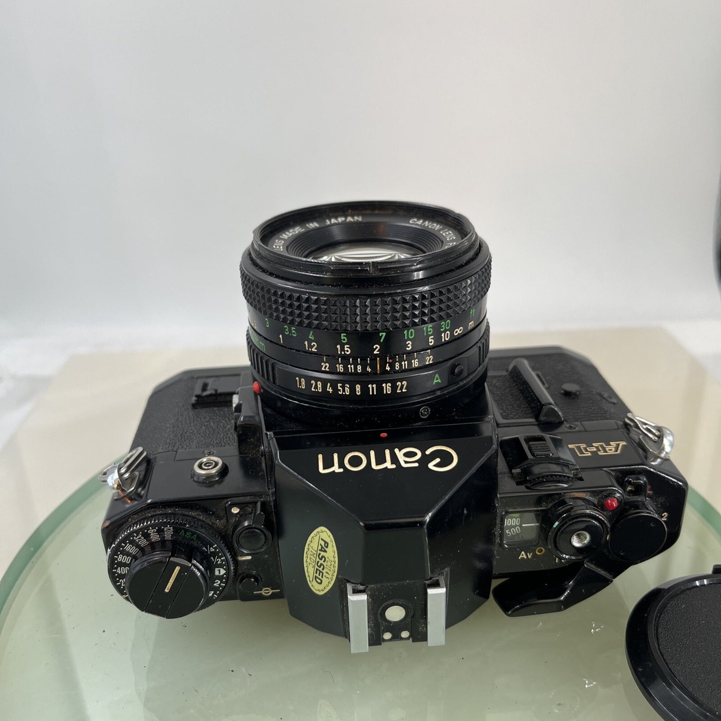 BEAUTIFUL Canon A-1 35mm SLR Camera Body+ FD 50mm f/1.8 FULLY WORKING #74410