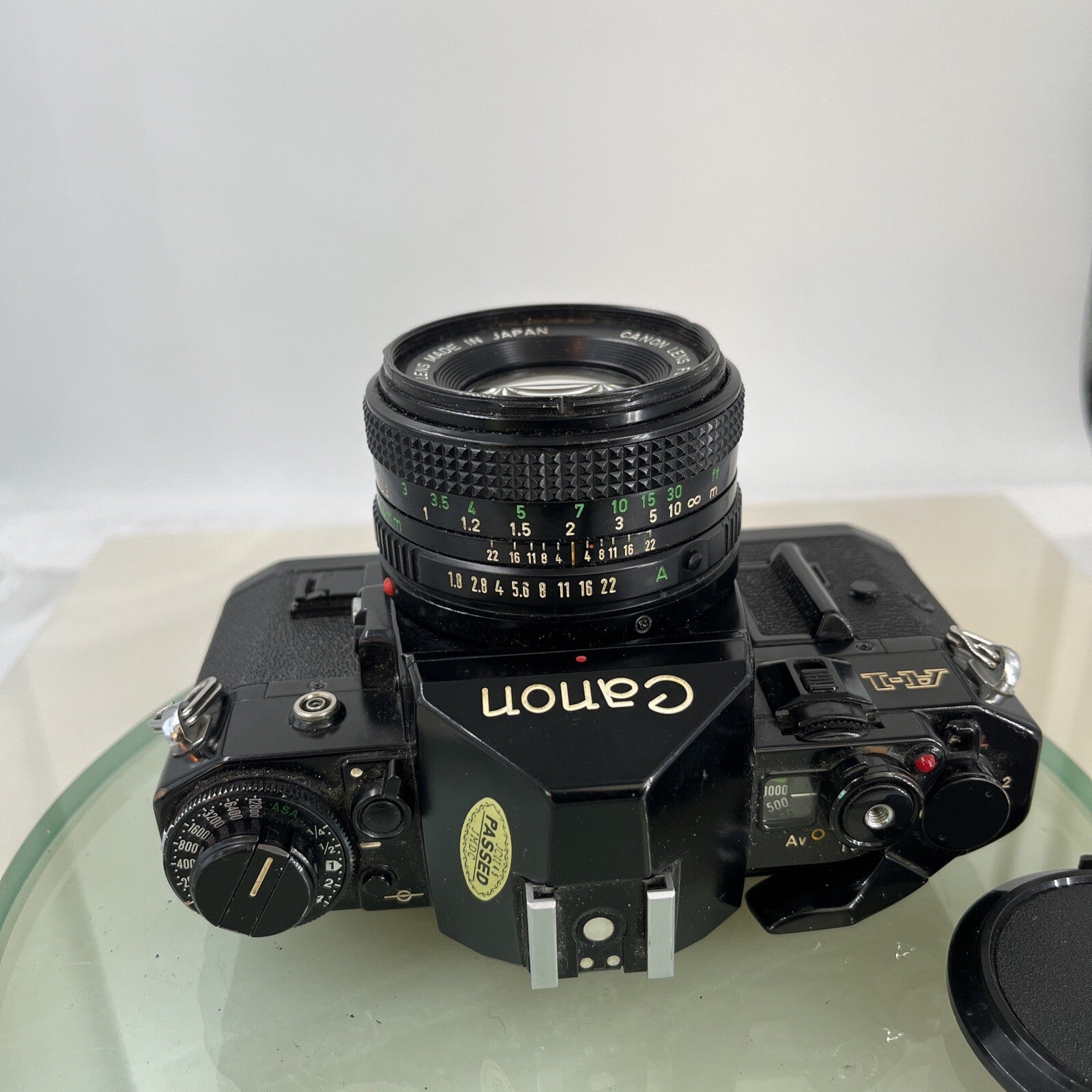BEAUTIFUL Canon A-1 35mm SLR Camera Body+ FD 50mm f/1.8 FULLY WORKING #74410