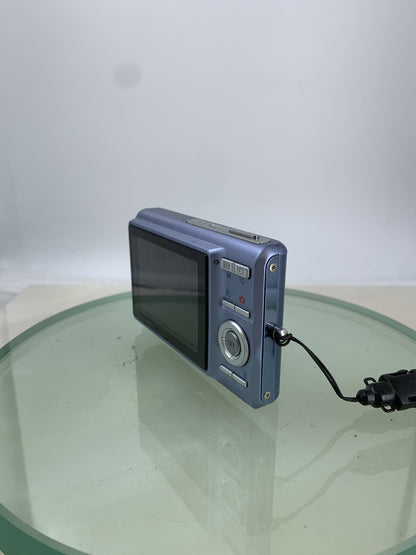 Casio EXILIM EX-Z77 COMPACT DIGITAL CAMERA PURPLE +CHARGER  NO CARD TESTED - 8043