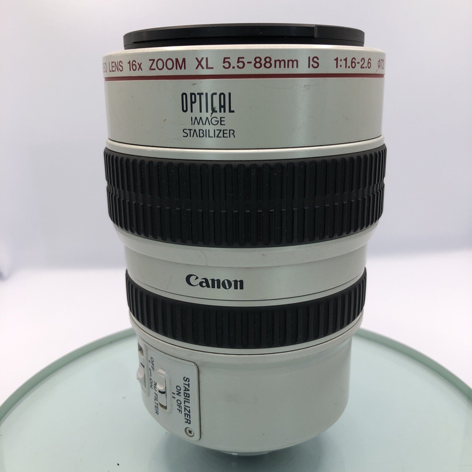Canon Video LENS 16x Zoom XL Mount 5.5-88mm IS II Image Stabilizer for MiniDVCam1