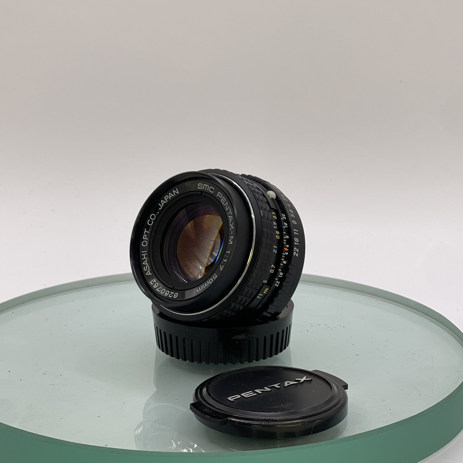 SMC - PENTAX-M - 1:1.7 - 50MM - SLR CAMERA LENS - P'K MOUNT - IMMACULATE+CAPS4232