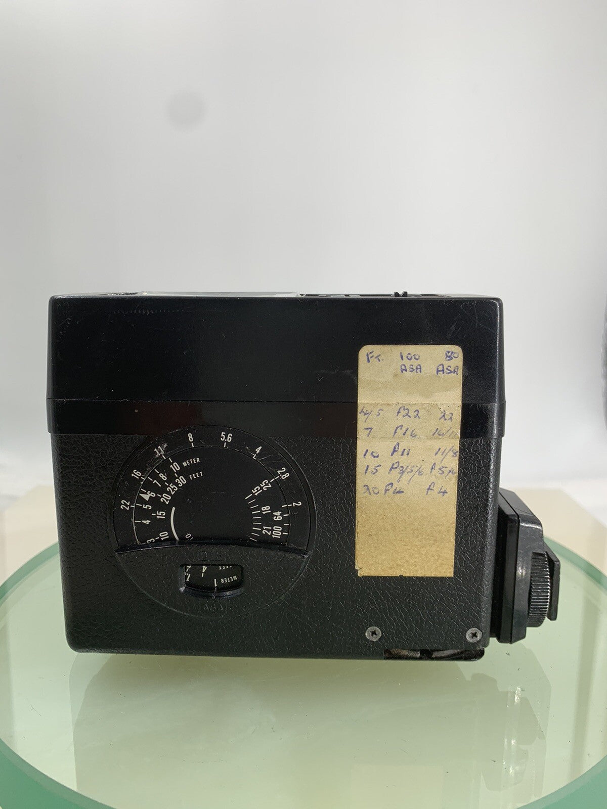 SOLID STATE SUNPAK AUTO 32 FLASH UNIT FOR CAMERAS BLACK TESTED - 4971