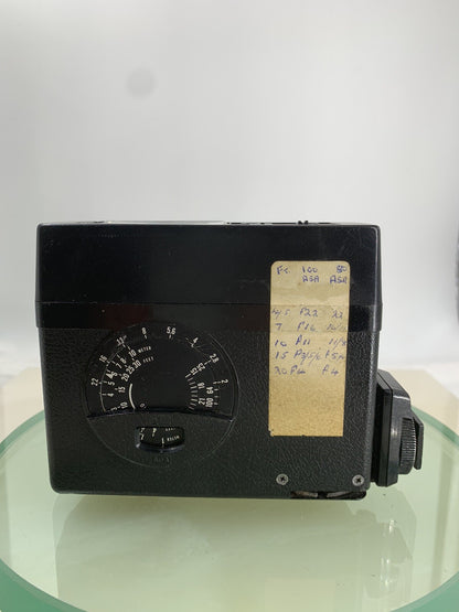 SOLID STATE SUNPAK AUTO 32 FLASH UNIT FOR CAMERAS BLACK TESTED - 4971