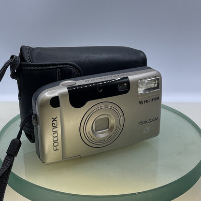 FUJIFILM FOTONEX 250ix ZOOM Advanced Photo System (APS) Camera Cased TESTED #5920