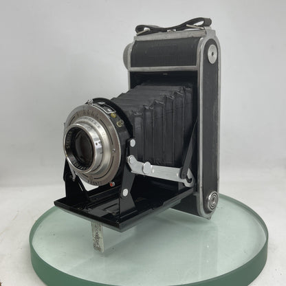 Braun Norca,c.1952  Medium Format Folding Camera STEINAR 1:3.8/105 V LENS N 2502