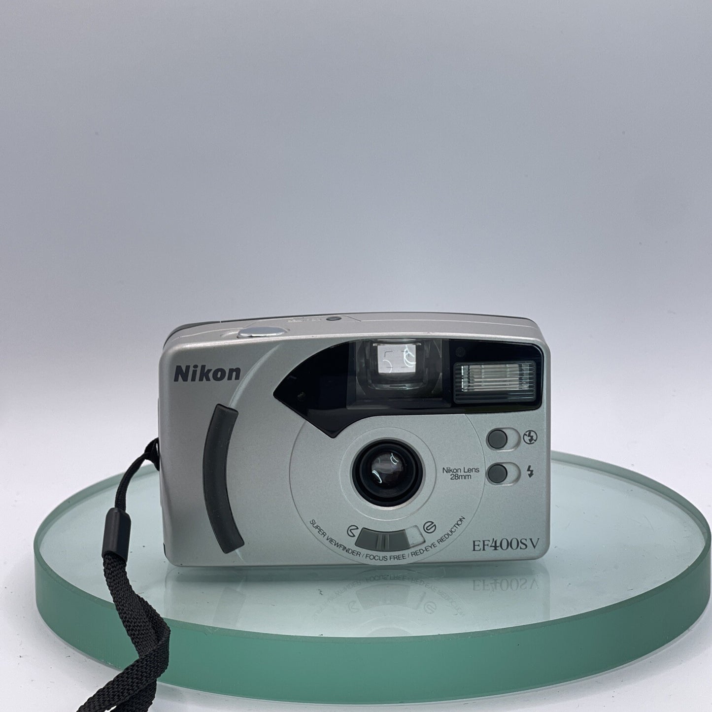 Camera Nikon EF400SV Point & Shoot Film Camera with Case, 28mm Lens #TESTED #7971