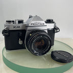 Asahi Pentax KM 35mm SLR Film Camera with Pentax 50mm F1.7 lens SERVICED #6230