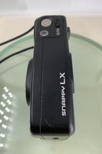 Canon Snappy LX 35mm Film Point and Shoot Camera Black Tested - 8903