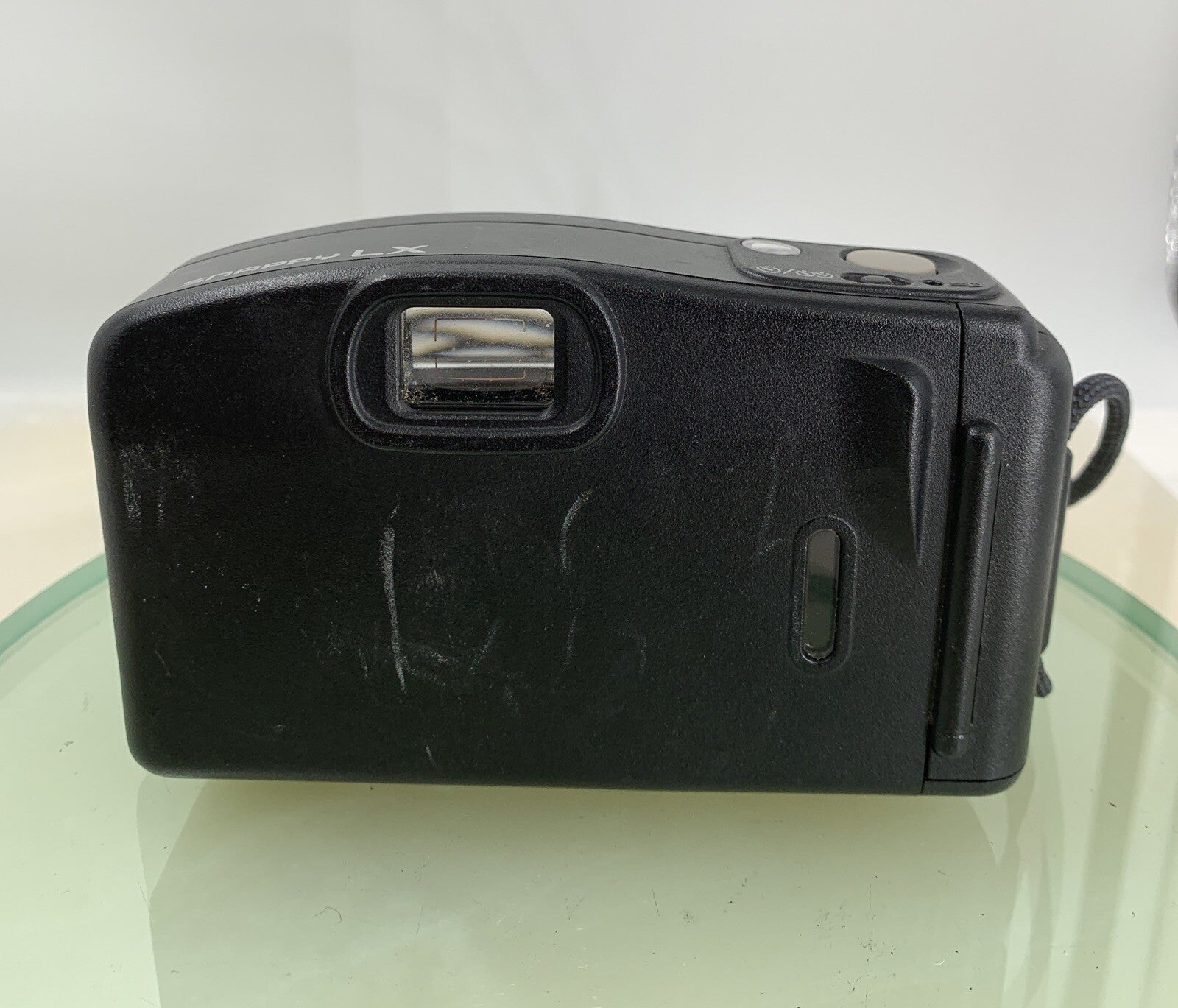 Canon Snappy LX 35mm Film Point and Shoot Camera Black Tested - 8904
